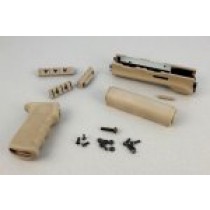 AK-47/AK-74 (Longer Yugo Version) Kit OM Grip and Forend Flat Dark Earth