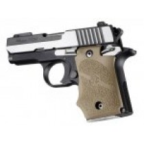 SIG Sauer P938 Ambi Safety Rubber Grip with Finger Grooves Flat Dark Earth