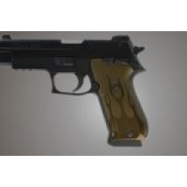 SIG Sauer P220 SAO American Flames Aluminum - Green Anodize