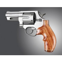 Taurus Med. & Lg. Rd. Butt Tulipwood Top Finger Groove, Stripe/Cap