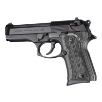 Beretta 92 Compact Checkered G10 - G-Mascus Black/Gray