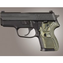SIG Sauer P224 DA/SA Piranha Grip G10 - G-Mascus Green