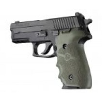 SIG Sauer P228/P229 Rubber with Finger Grooves OD Green