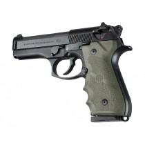 Beretta 92/96 Series Rubber Grip with Finger Grooves OD Green