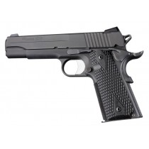 1911 Govt. Model Piranha Grip Solid Black G10