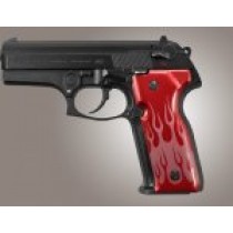 Beretta Cougar 8000 - 8040 - 8357 Flames Aluminum - Red Anodize