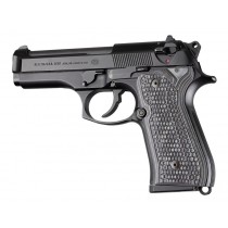 Beretta 92FS Piranha Grip G10 - G-Mascus Black/Gray