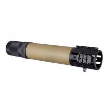 AR-15/M-16 Rifle Length Free Float Forend with OverMolded Gripping area and Accessory Attachments Flat Dark Earth