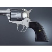 Ruger Blackhawk/Vaquero Ebony Cowboy Panels, Checkered