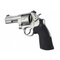 S&W N Frame Round Butt Rubber Conversion No Finger Grooves Monogrip Black