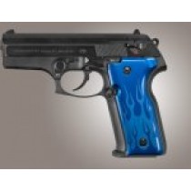 Beretta Cougar 8045 Flames Aluminum - Blue Anodize