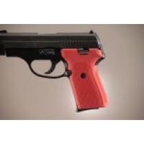 SIG Sauer P239 DAK Checkered Aluminum - Matte Red Anodize