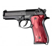 Beretta 92FS Flames Aluminum - Red Anodize