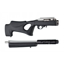 Ruger 10-22 Takedown Thumbhole Standard Barrel Black Rubber OverMolded Stock