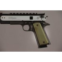1911 Govt. Model 9/32 Thick Aluminum - Matte Green Anodized