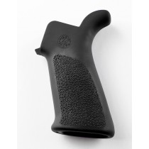 AR-15/M-16 Rubber Grip Beavertail with No Finger Grooves Black