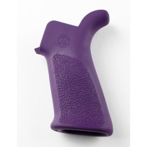 AR-15/M-16 Rubber Grip Beavertail with No Finger Grooves Purple