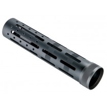 AR-15/M-16 Knurled Aluminum 9.5" OAL 3 Gun Free Float Forend Extension with Accessory Attachments