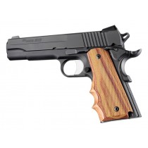 1911 Govt. Model Tulipwood With Finger Grooves Checkered