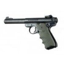 Ruger MK II / MK III Rubber grip with Finger Grooves OD Green
