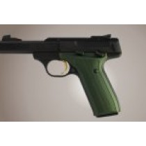 Browning BuckMark URX Checkered Aluminum - Matte Green Anodize
