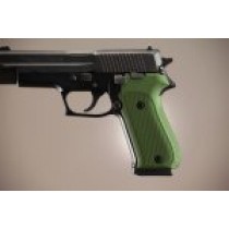 SIG Sauer P220 American Checkered Aluminum - Matte Green Anodize