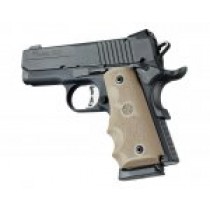 1911 Officers Model Rubber Grip with Finger Grooves Flat Dark Earth