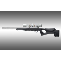 Ruger 10-22 Tactical Thumbhole Stock .920 Barrel Channel Black OverMolded Rubber
