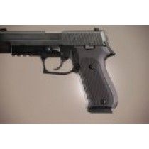 SIG Sauer P220 DAK American Checkered Aluminum - Matte Black Anodize