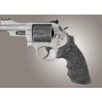 S&W K&L Frame Round Butt Conversion Finger Grooves Piranha Grip G10 - G-Mascus Black/Gray