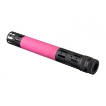 AR-15/M-16 Extended Length Free Float Forend with OverMolded Gripping area and Accessory Attachments Pink
