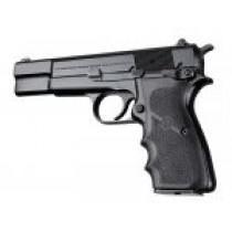 Browning Hi-Power Rubber grip with Finger Grooves Black