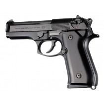 Beretta 92FS Aluminum - Brushed Gloss Black Anodize 
