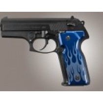 Beretta Cougar 8000 - 8040 - 8357 Flames Aluminum - Blue Anodize