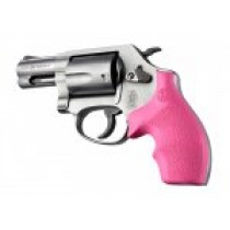 S&W J Frame Round Butt Rubber Bantam Style grip Pink