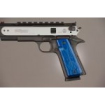 1911 Govt. Model Flames Aluminum - Blue Anodized