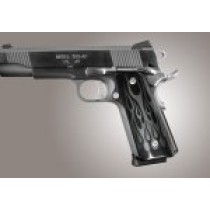1911 Govt. Aluminum Magrip Kit - Flames Flat Mainspring Matte Black