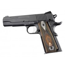1911 Govt. Model Lamo Camo Checkered Panels With Palm Swells, Checkered