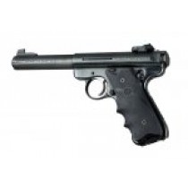 Ruger MK II / MK III Rubber grip with Finger Grooves Black