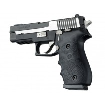 SIG Sauer P220 American Rubber W/ Finger Grooves Black