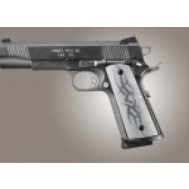 1911 Govt. Model S&A Mag Well Tribal Aluminum - Clear Anodized