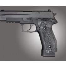 SIG Sauer P226 DA/SA Magrip Checkered G10 - G-Mascus Black