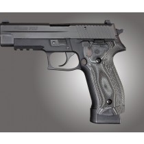 SIG Sauer P226 DA/SA Magrip Checkered G10 - G-Mascus Black/Gray