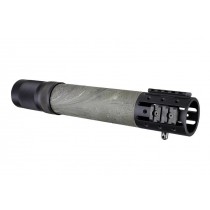 AR-15/M-16 Rifle Length Free Float Forend with OverMolded Gripping area and Accessory Attachments Ghillie Green