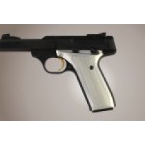 Browning BuckMark URX Checkered Aluminum - Brushed Gloss Clear Anodize