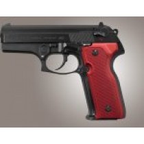 Beretta Cougar 8000 - 8040 - 8357 Checkered Aluminum - Matte Red Anodize