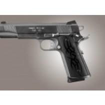 1911 Govt. Model S&A Mag Well Tribal Aluminum - Black Anodized