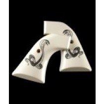 Blackhawk/Vaquero Scrimshaw Ivory Polymer - Cobra Snake