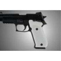 SIG Sauer P220 SAO American Checkered Aluminum - Matte Clear Anodize
