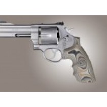 S&W N Frame Round Butt Conversion Finger Grooves Smooth G10 - G-Mascus Dark Earth